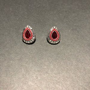 Rain Drop Shaped Earring Costume Fashion Jewelry